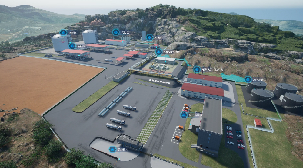 �ܷ�LNG���崢��վ�ǻ���άƽ̨���ǻ���ά��